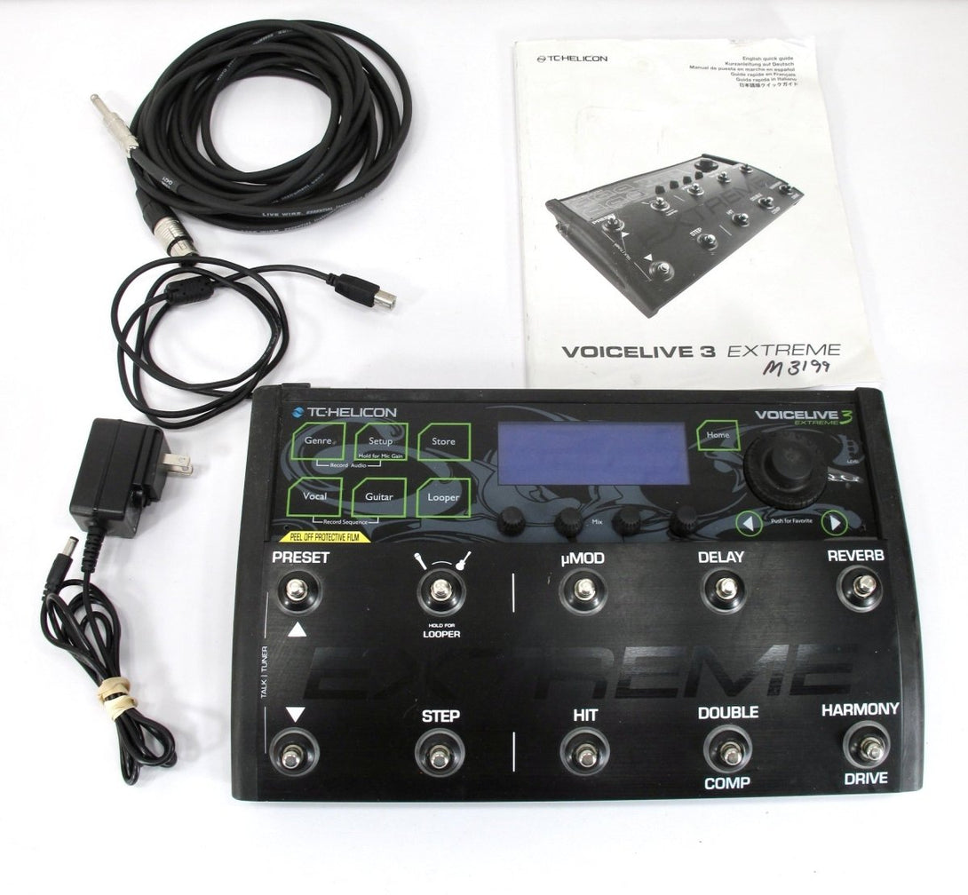 TC HELICON VoiceLive 3 Extreme Vocal and Guitar Multi - Effects Processor Pedal - ZeereeZ