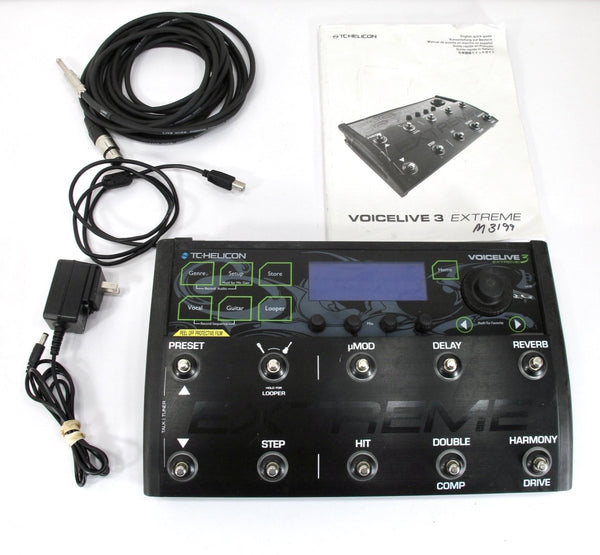 TC HELICON VoiceLive 3 Extreme Vocal and Guitar Multi - Effects Processor Pedal - ZeereeZ