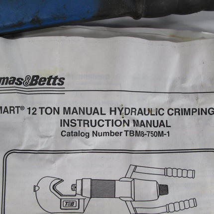 Thomas & Betts TBM8 - 750M - 1 Manual Hydraulic Crimp Compression Tool Crimper - ZeereeZ