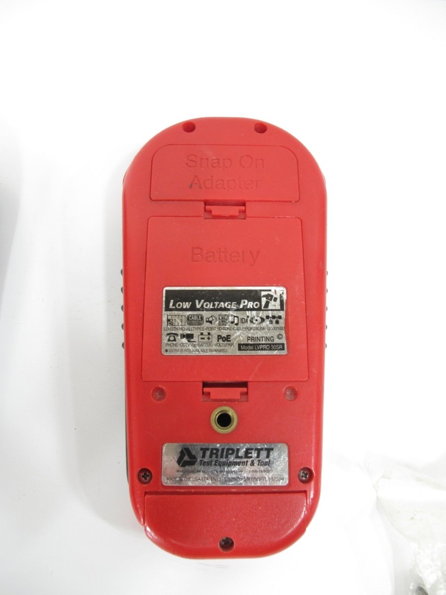 Triplett LVPRO30SR - Low Voltage Pro Multifunctional Cable/Network Tester Kit - ZeereeZ