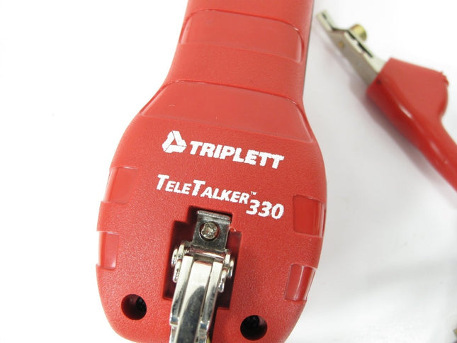 Triplett TeleTalker 330 Lineman's Test Set / Butt Set with ABN Test Clips - ZeereeZ