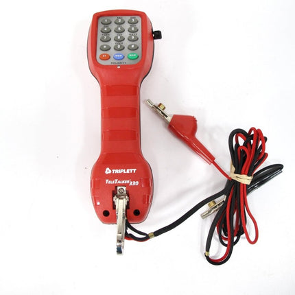 Triplett TeleTalker 330 Lineman's Test Set / Butt Set with ABN Test Clips - ZeereeZ