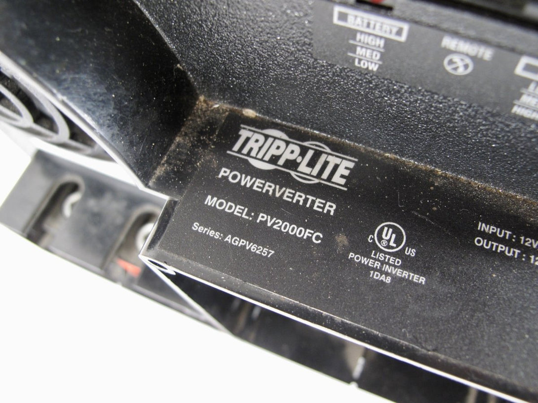 Tripp Lite PV2000FC 12V In 120V Out 4,000W Peak 2000W Continuous Power Inverter - ZeereeZ