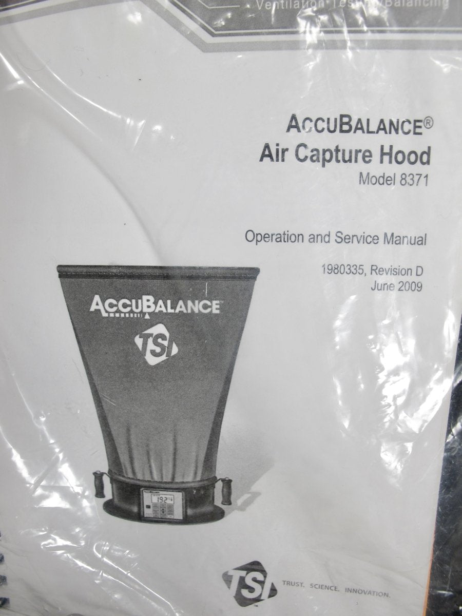 TSI AccuBalance Air Capture Hood Tester Reader Complete Works w/Bag HVAC - ZeereeZ