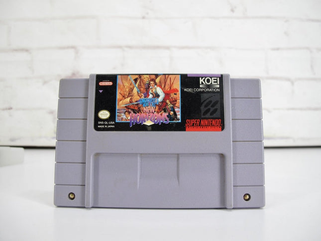 Uncharted Waters New Horizons Super Nintendo Video Game w/ Box 1993 - ZeereeZ