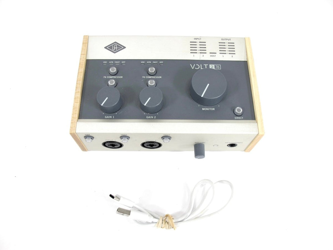 Universal Audio Volt 276 USB Audio Interface for recording, podcasting, and streaming with essential audio software - ZeereeZ