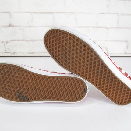 Vans Old Skool Primary Checkerboard Red / White Unisex Shoes Size 10.5 - ZeereeZ