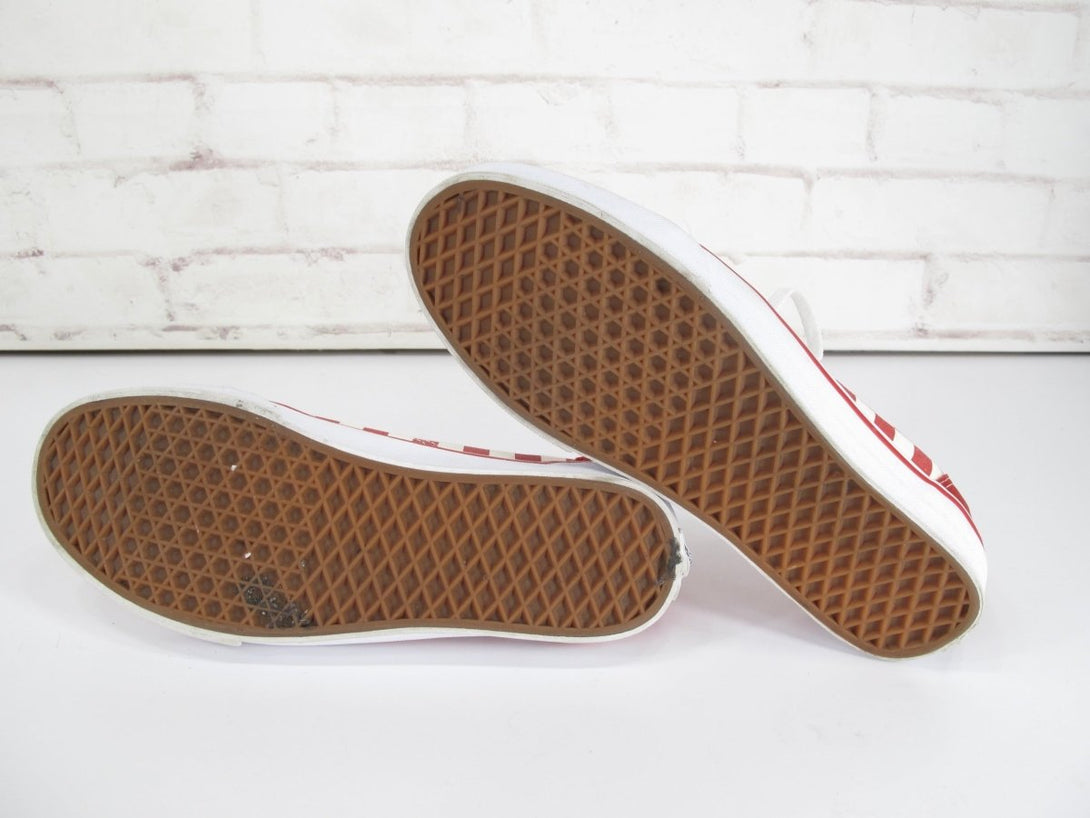 Vans Old Skool Primary Checkerboard Red / White Unisex Shoes Size 10.5 - ZeereeZ