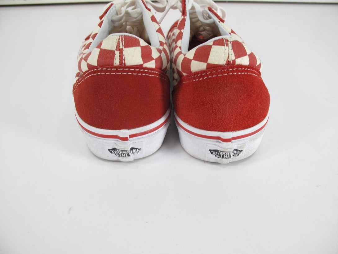 Vans Old Skool Primary Checkerboard Red / White Unisex Shoes Size 10.5 - ZeereeZ