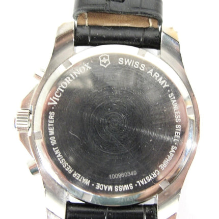 Victorinox Swiss Army Maverick Men Stainless Chronograph Watch 241864 Coco Strap - ZeereeZ