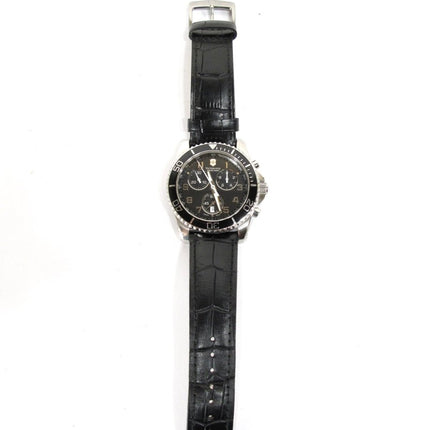 Victorinox Swiss Army Maverick Men Stainless Chronograph Watch 241864 Coco Strap - ZeereeZ
