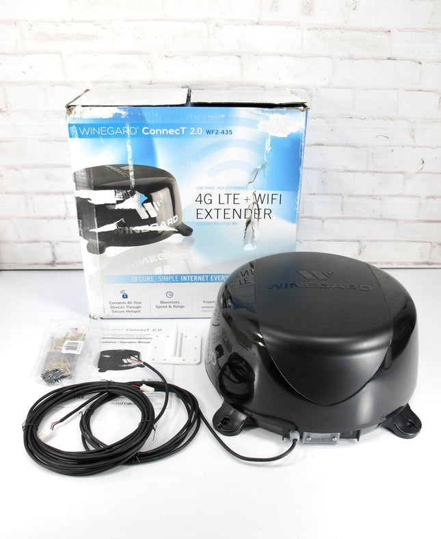 Winegard 434719 ConnecT 2.0 4G2 (WF2 - 435) 4G LTE and Wi - Fi Extender for RVs - ZeereeZ