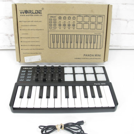 Worlde Panda Mini 25 - Key Keyboard Drum Pad USB MIDI Controller - ZeereeZ