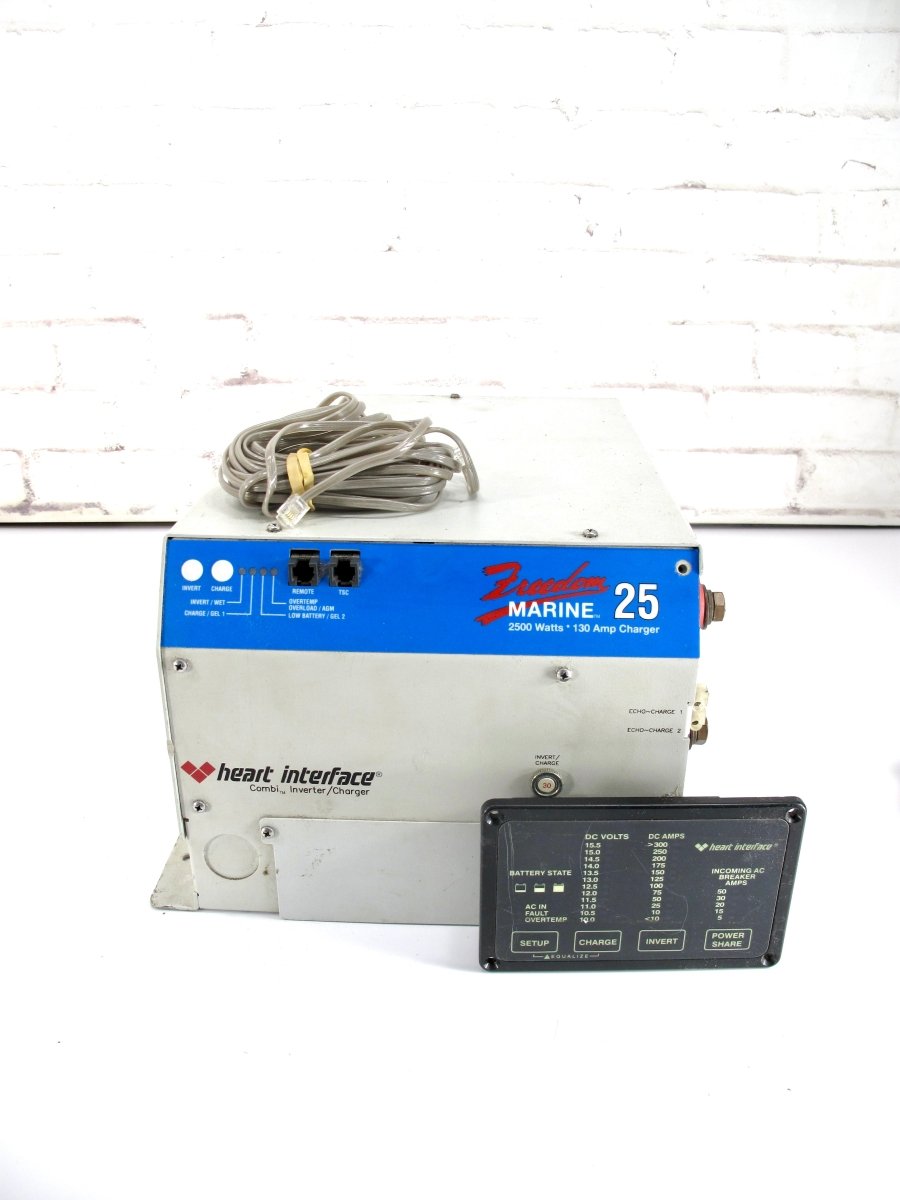 Xantrex Freedom Marine 25 12V 2500 Watt DC RV Boat Power Inverter Charger Not Working - ZeereeZ
