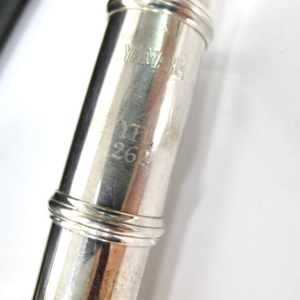 Yamaha YFL 262 Intermedate Offset G OpenHole Silver Plated Flute - ZeereeZ