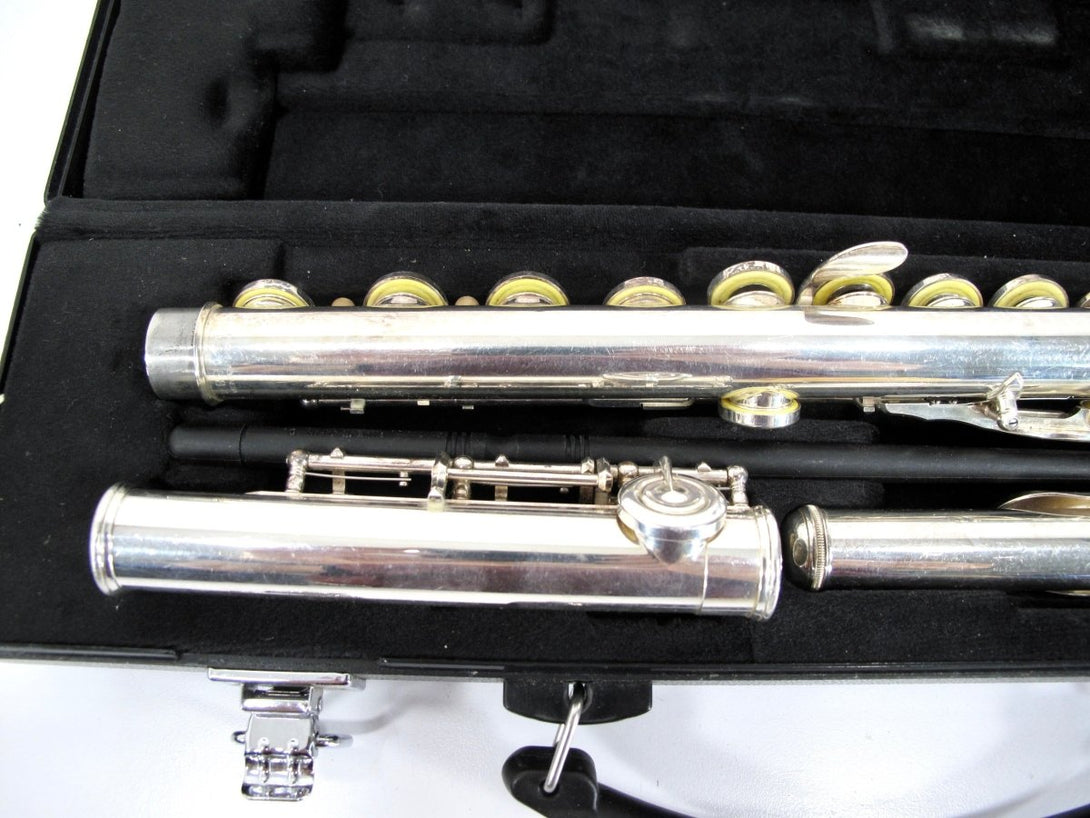 Yamaha YFL 262 Intermedate Offset G OpenHole Silver Plated Flute - ZeereeZ