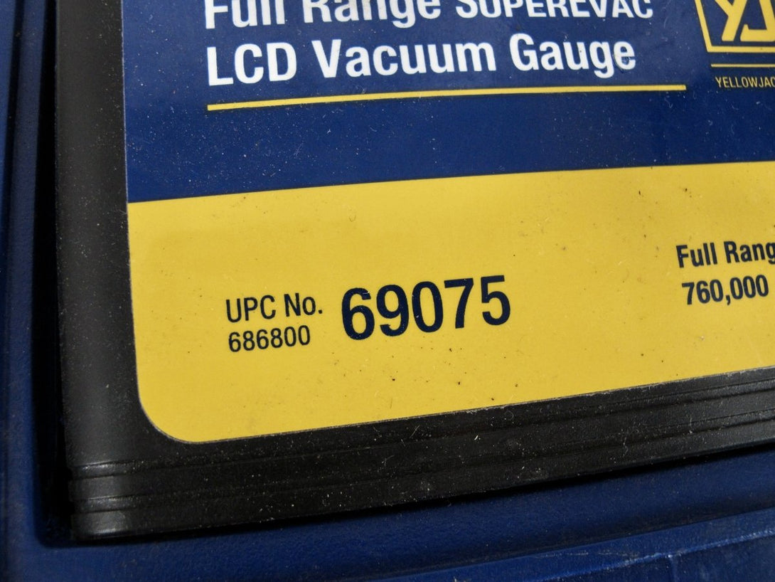 Yellow Jacket 69075 Full Range SUPEREVAC LCD Vacuum Gauge - ZeereeZ