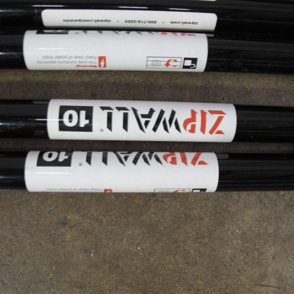 ZIPWALL ZP4 ZipPole 10 Foot 4 Pack Spring Barrier Loaded Poles for Dust Barrier - ZeereeZ