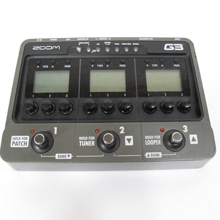Zoom G3 Amp Modeling/Simulating Programmable Guitar Multi Effects Pedal - ZeereeZ