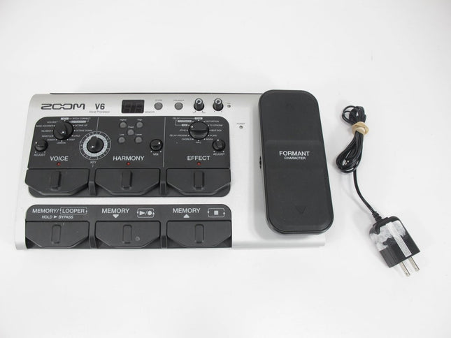 ZOOM V6 - SP Vocal Processor Looper Formant Octave Pitch Correct Multi - Effects Pedal - ZeereeZ