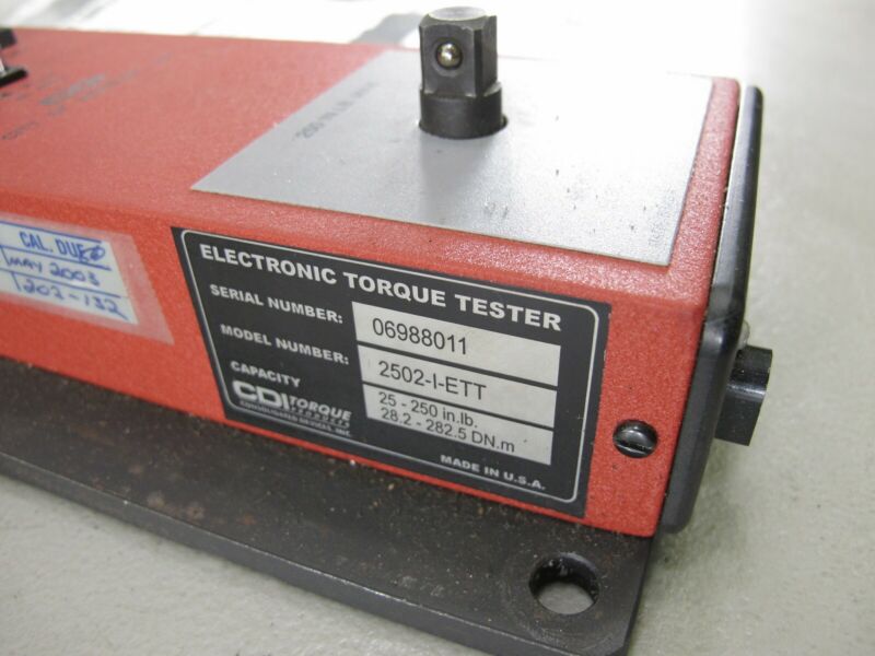 CDI 2502-I-ETT 3/8" Drive Electronic Torque Tester, 25-250 lb - Zeereez