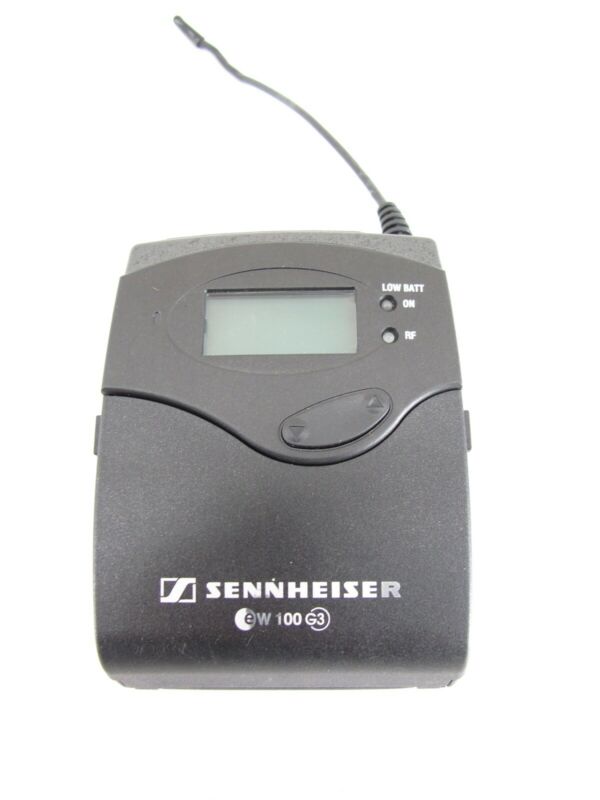 Sennheiser EW100 EK 100 G3 566-608MHz Wireless Microphone Transmsitter w/ Lav - Zeereez