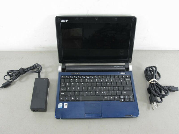 Acer Aspire One KAV60 10.1" Blue Laptop Netbook Intel Atom @ 1.66GHz 1GB 160GB - Zeereez