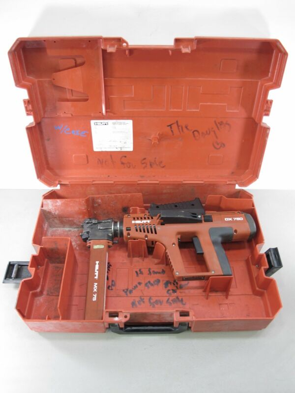 Hilti DX 750 Powder Actuated Nailer Fastener Nail Gun w/ MX 75 Magazine - Zeereez
