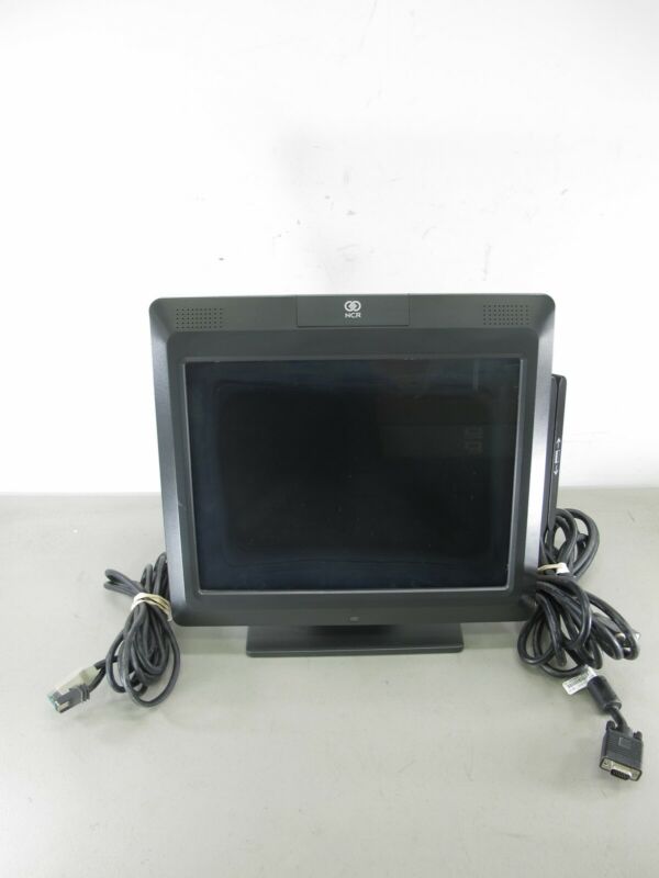 NCR 5965-1014-9090 15 Inch Retail POS System Touch Screen Monitor w/ Cables - Zeereez