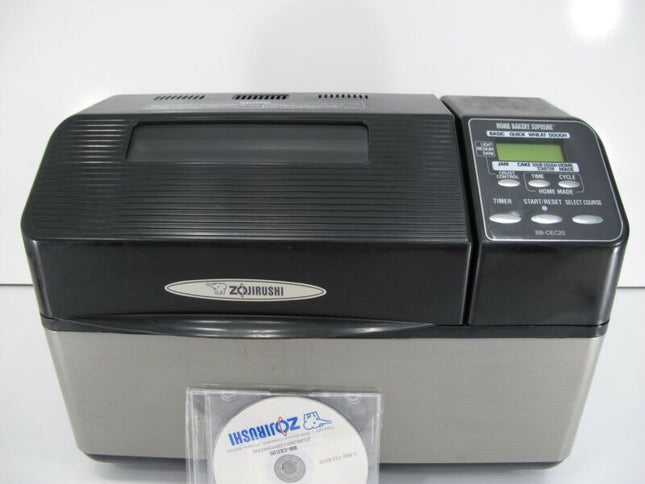 Zojirushi BB-CEC20 2-Pound Rectangular Quick Bake Built-in Timer Bread Maker - Zeereez
