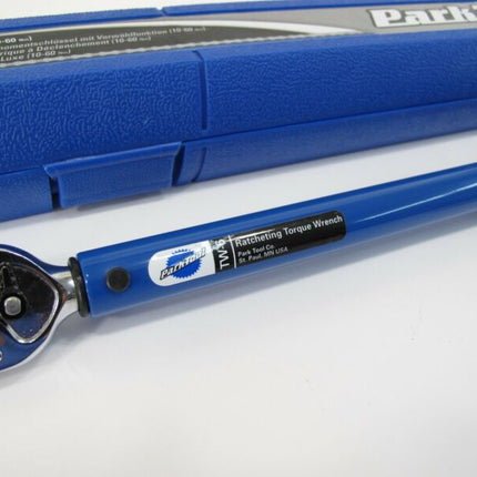 Park Tool TW-6 Ratcheting Click Type Torque Wrench 3/8" Drive 10-60Nm - Zeereez