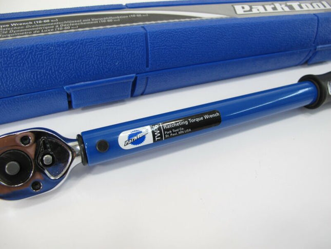 Park Tool TW-6 Ratcheting Click Type Torque Wrench 3/8" Drive 10-60Nm - Zeereez