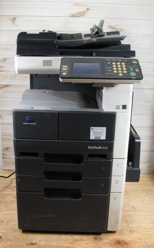Konica Minolta Bizhub 222 Network Copier Printer Scanner