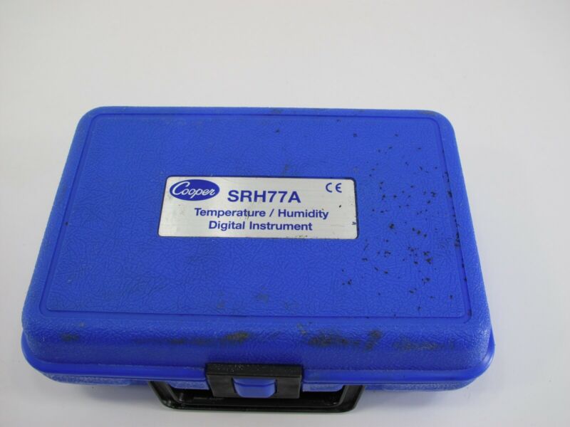 Cooper SRH77A Electrical-Thermal Digital Instrument Temp / Humidity Precision Tool - Zeereez