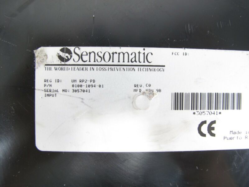 Sensormatic UM RP2-PD Rapid Pad 2 II EAS Security Label Sticker Deactivator - Zeereez