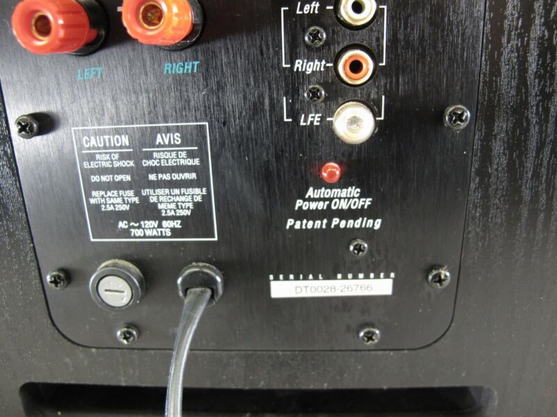 Definitive Pro Sub 80 Powerfield 250 Watt RMS Powered Subwoofer Amp / Box - Zeereez