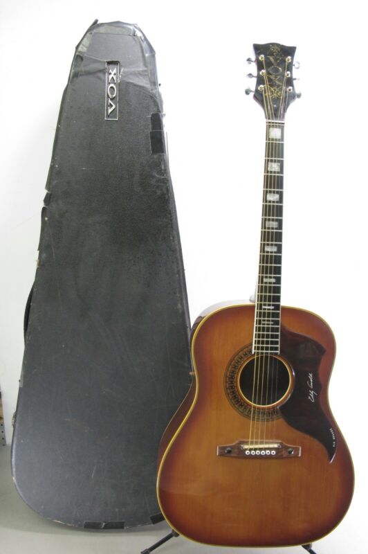 Vox Rio Grande Eddy Arnold Vintage 1960s Acoustic Guitar w/ OHSC V278 - Zeereez