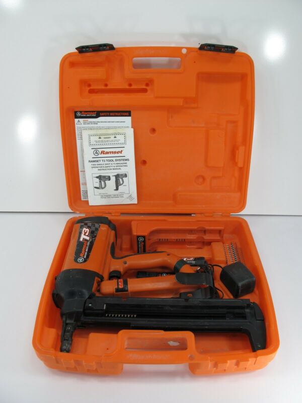 Ramset T3 Powder Actuated Tool Gas Framing Nailer Nail Gun Fastener - Zeereez