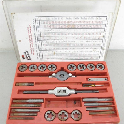 Vermont American 21725 27 Piece Mechanics Tap & Die Tool Set - Zeereez