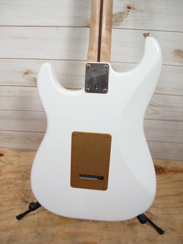 Fender Squier Strat 50s Style Olympic White Stratocaster Guitar w/ Case - Zeereez