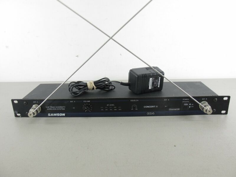 Samson CR4 Concert IV VHF Wireless Rack Mount Microphone Receiver System - Zeereez