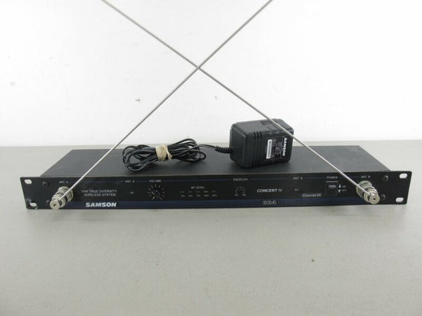 Samson CR4 Concert IV VHF Wireless Rack Mount Microphone Receiver System - Zeereez