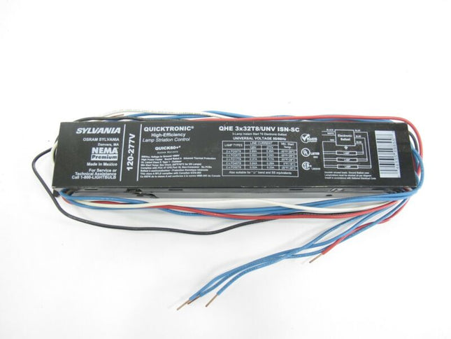 Sylvania 49855 QHE3X32T8/UNV ISN-SC Quicktronic T8 Electronic Ballast - Zeereez