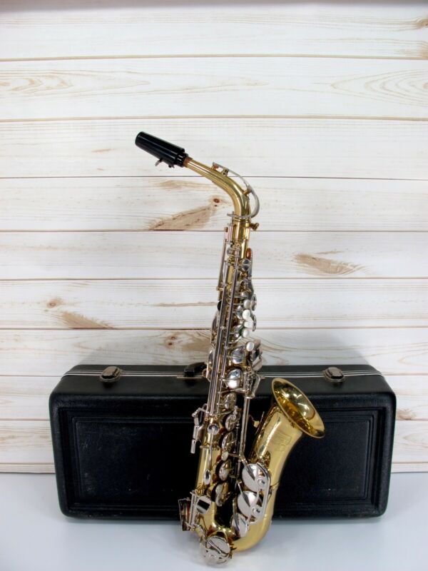 Selmer Bundy II Student Model Alto Saxophone Sax w/ Mouthpiece & Case - Zeereez