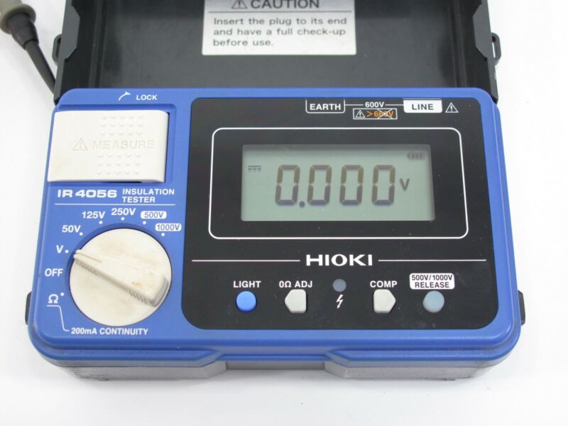 HIOKI IR4056-20 5-Range, 50 to 1000V Digital Insulation Resistance Tester - Zeereez