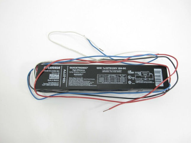 Sylvania Osram QHE1X32T8/UNV-ISN-SC T8 Fluorescent Ballast, 1 lamp, 120/277V 32W - Zeereez