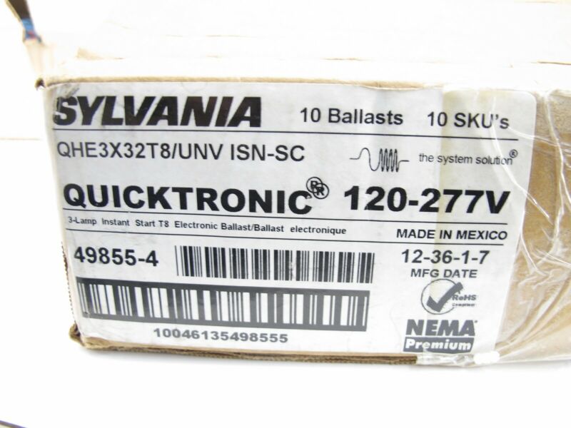 Sylvania 49855 QHE3X32T8/UNV ISN-SC Quicktronic T8 Electronic Ballast - Zeereez