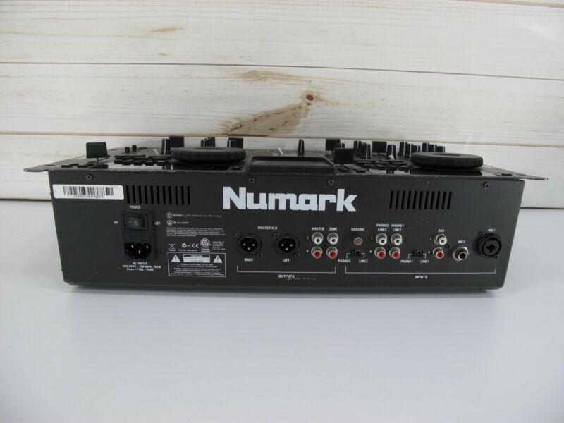 Numark CDMix Bluetooth Dual Deck CD Vinyl Scratch Console System - Zeereez