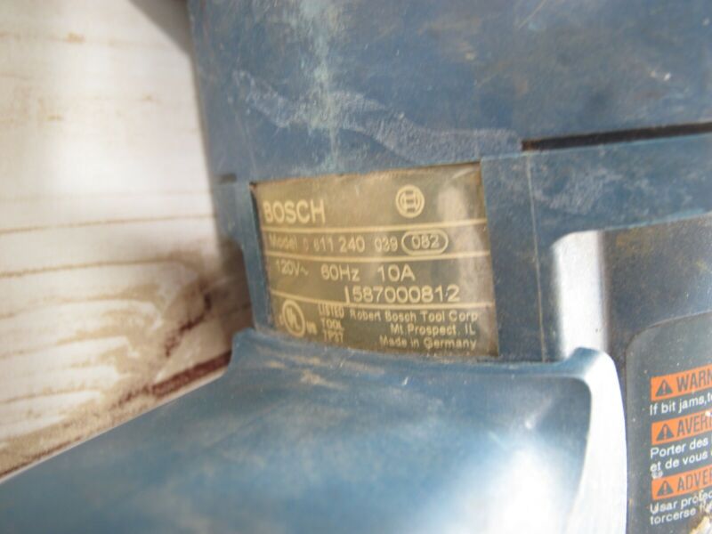 Bosch 11240 120V Corded Hammer Drill Rotary Demolition Tool  w/ Handle - Zeereez