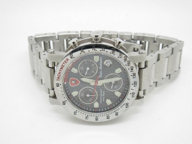 Tonino Lamborghini Swiss Quartz Chronograph Stainless Mens Sport Watch - Zeereez